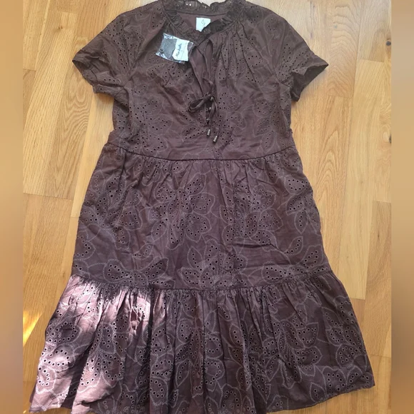 joie brown dress Joie Tiered Dress  Howard's, Inc
